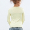 Женский желтый лонгслив 32070  xp-2704