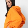 Женское оранжевое худи оверсайз 38103  xp-2723
