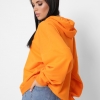 Женское оранжевое худи оверсайз 38103  xp-2723
