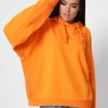 Женское оранжевое худи оверсайз 38103  xp-2723