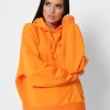 Женское оранжевое худи оверсайз 38103  xp-2723
