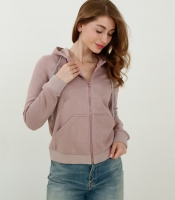 Женская спортивная кофта на молнии, розовый 32410