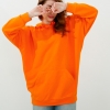 Женское оранжевое худи оверсайз 38162  xp-2733
