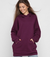 Женское фиолетовое худи оверсайз 38165