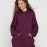 Женское фиолетовое худи оверсайз 38165