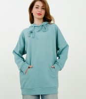 Женское нефритовое худи оверсайз 38161