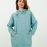 Женское нефритовое худи оверсайз 38161