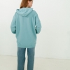 Женское нефритовое худи оверсайз 38161  xp-2736