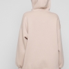 Женский бежевый худи oversize на флисе 38738  xp-2754