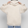 Женский молочный худи oversize на флисе 38739  xp-2758
