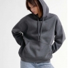 Худи унисекс цвета серый меланж 55811  xp-2767