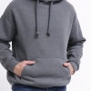 Худи унисекс цвета серый меланж 55811  xp-2767