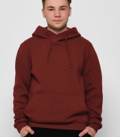 Мужское бордовое худи с капюшоном 29989
