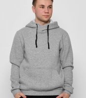 Мужское серое худи с капюшоном 29878