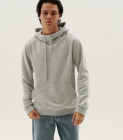 Мужское худи серого цвета 31859