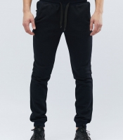 Зауженные спортивные брюки цвет темно-синий 31927