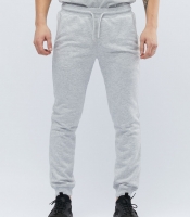 Зауженные спортивные штаны цвет серый 31928