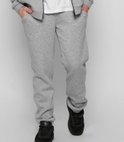 Серые мужские спортивные штаны на флисе 29885
