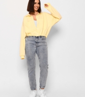 Желтый жакет на пуговицах 44942