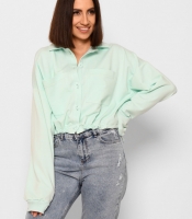 Модный жакет из мягкой ткани 44943