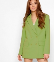 Женский салатовый пиджак 46440