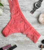 Розовые женские трусики 35167