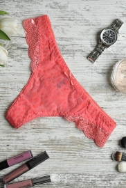 Розовые женские трусики 35167