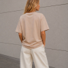 Футболка женская базовая oversize Premium CRC FP-233-10 59409  xp-3003