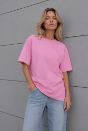 Футболка женская базовая oversize Premium CRC FP-233-15 59410 Футболка женская базовая oversize Premium CRC FP-233-15 59410
