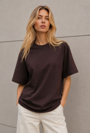 Футболка женская базовая oversize Premium CRC FP-233-26 59412 Футболка женская базовая oversize Premium CRC FP-233-26 59412