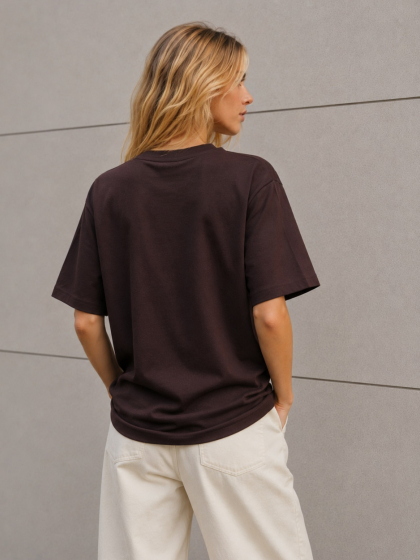 Футболка женская базовая oversize Premium CRC FP-233-26 59412
