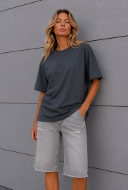 Футболка женская базовая oversize Premium CRC FP-233-29 59413 Футболка женская базовая oversize Premium CRC FP-233-29 59413
