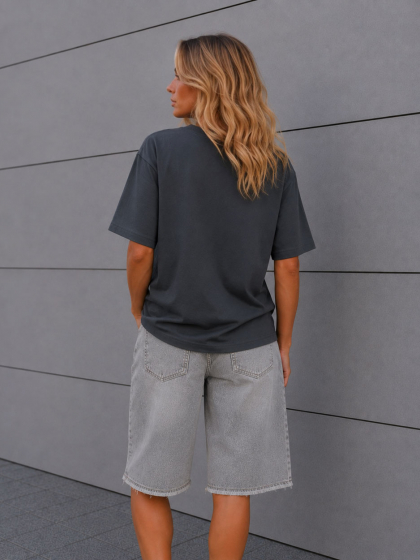 Футболка женская базовая oversize Premium CRC FP-233-29 59413