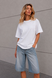 Футболка женская базовая oversize Premium CRC FP-233-3 55394 Футболка женская базовая oversize Premium CRC FP-233-3 55394