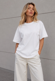 Футболка женская базовая oversize Premium CRC FP-233-36 59414 Футболка женская базовая oversize Premium CRC FP-233-36 59414