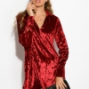 Сукня жіноча велюрова 121P012 (Марсала)  ts-121P012c-1363
