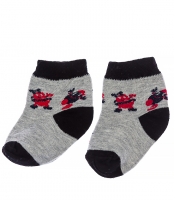 Шкарпетки 120PUK001-3 junior з принтом (Меланж)