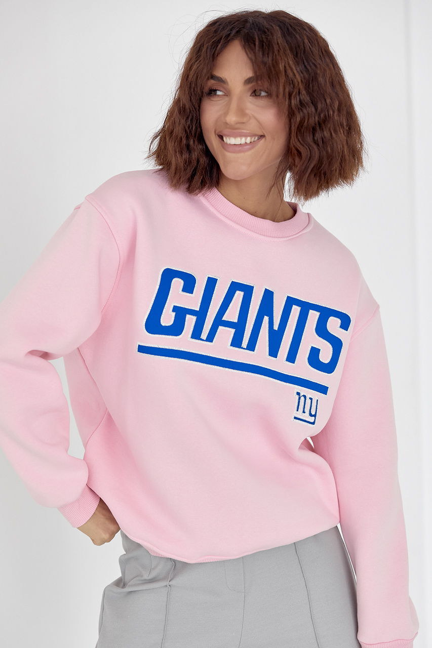 Женский теплый свитшот с надписью Giants