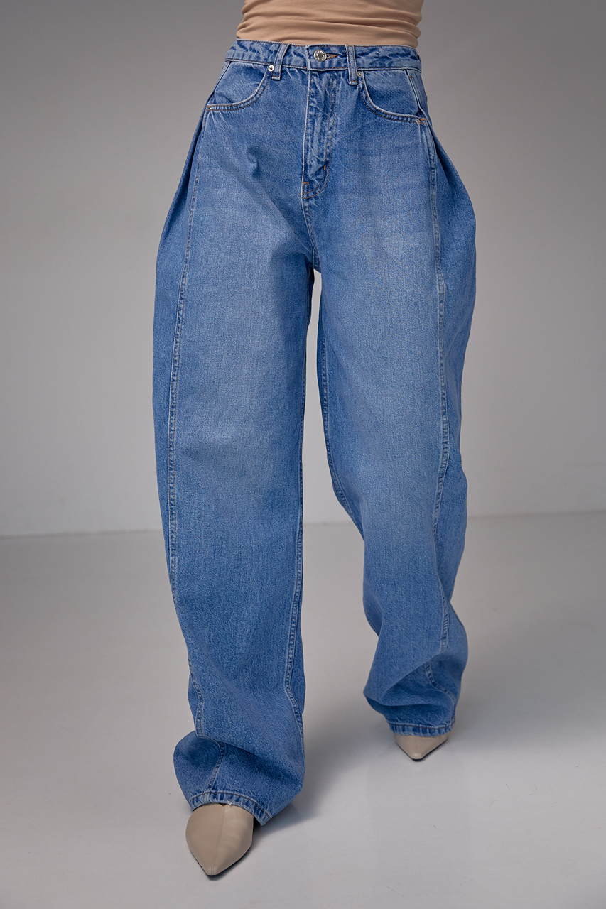 Женские широкие джинсы baggy