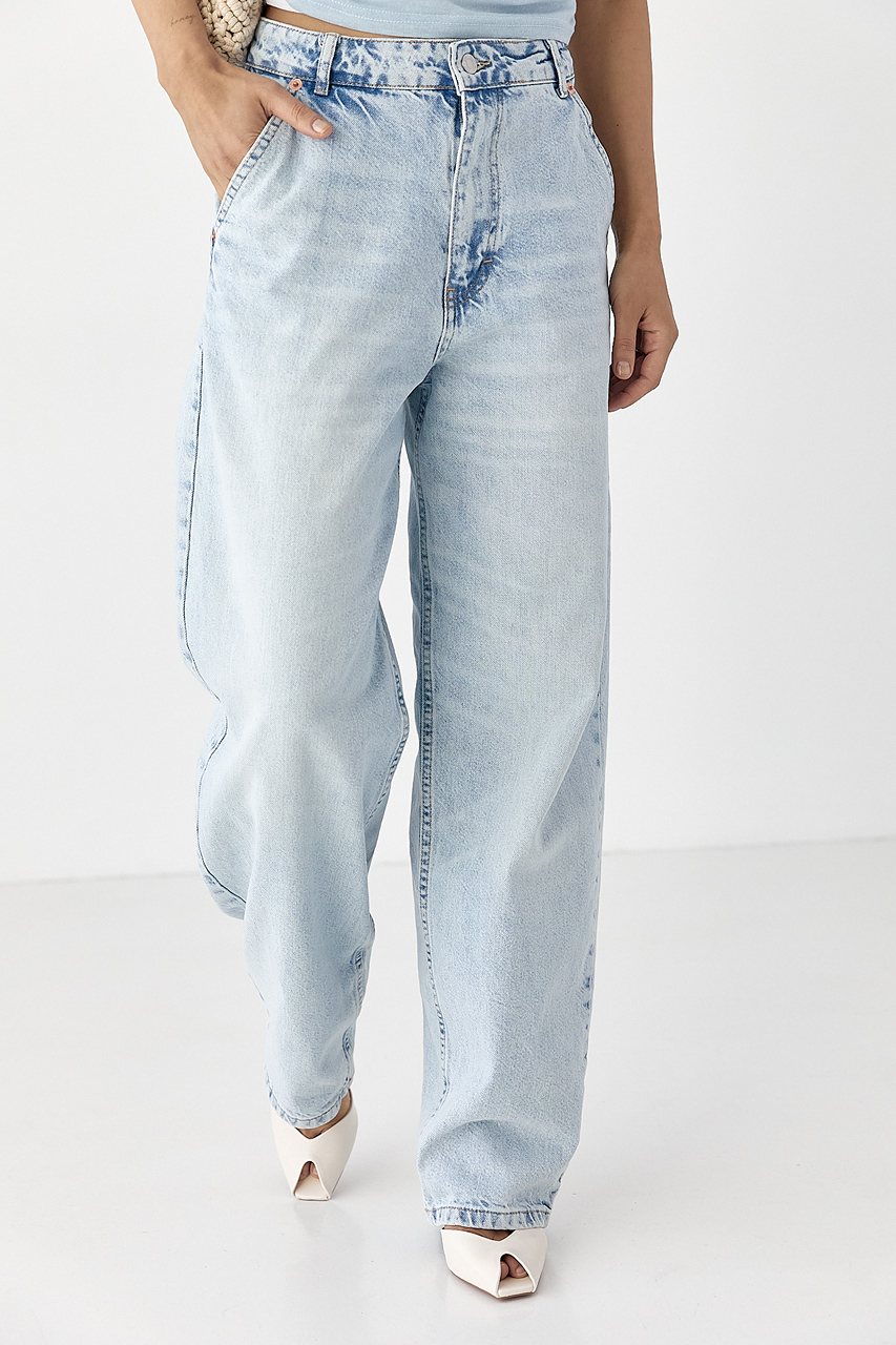 Однотонні джинси Baggy