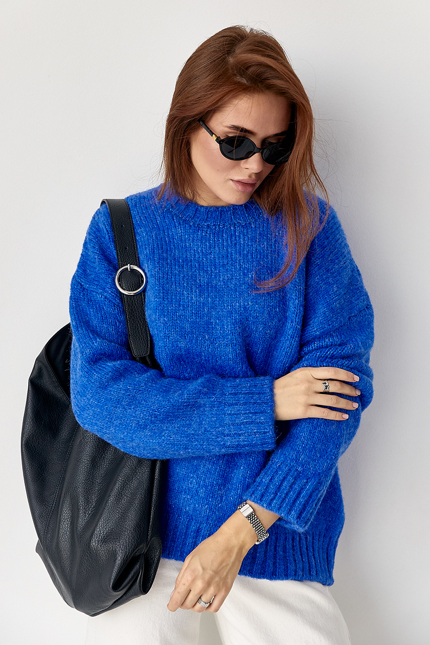 В'язаний жіночий джемпер oversize