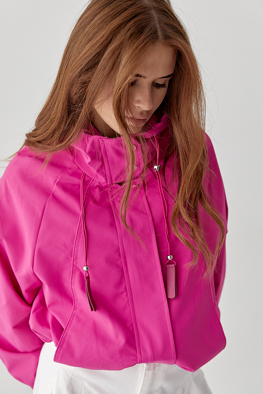 Вітровка вільного фасону на блискавці