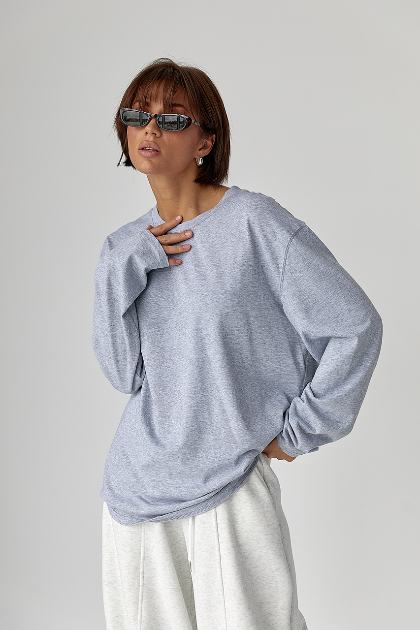 Однотонний базовий лонг oversize