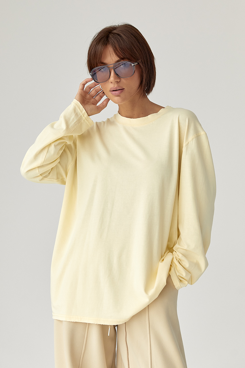 Однотонний базовий лонг oversize