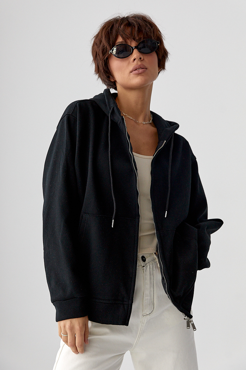 Тепле жіноче худі з начісом