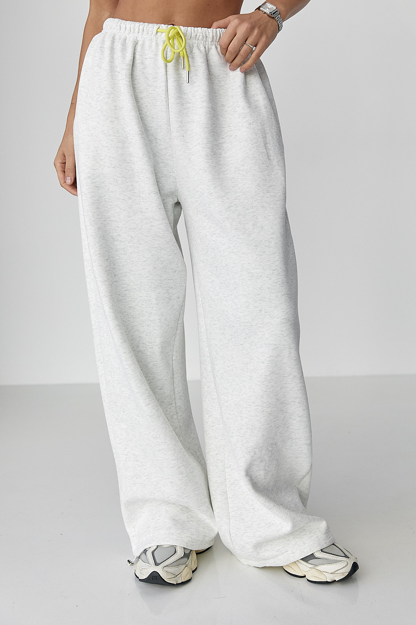 Утеплені однотонні спортивні штани