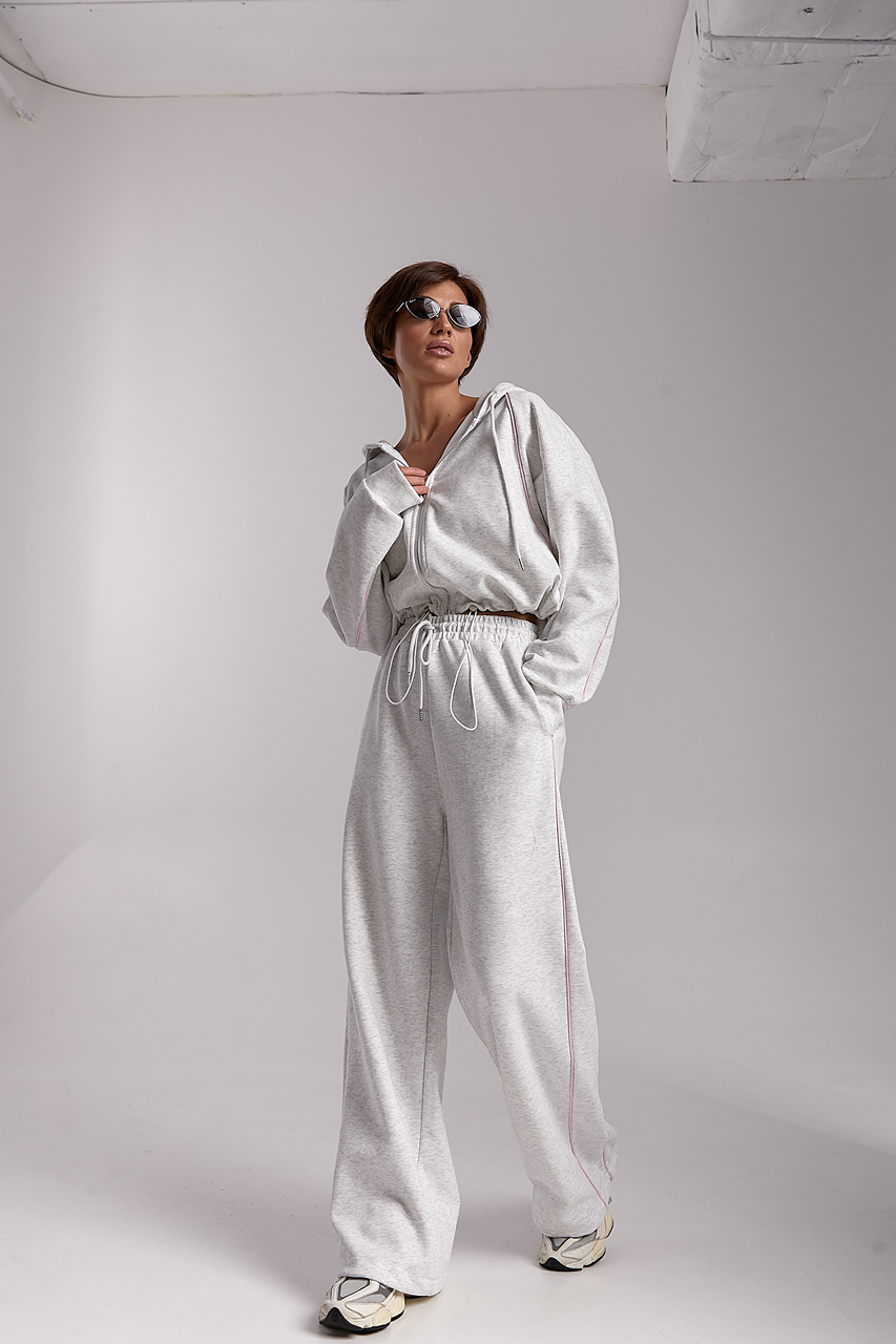 Вільний спортивний костюм з капюшоном LX-10724111 Вільний спортивний костюм з капюшоном LX-10724111