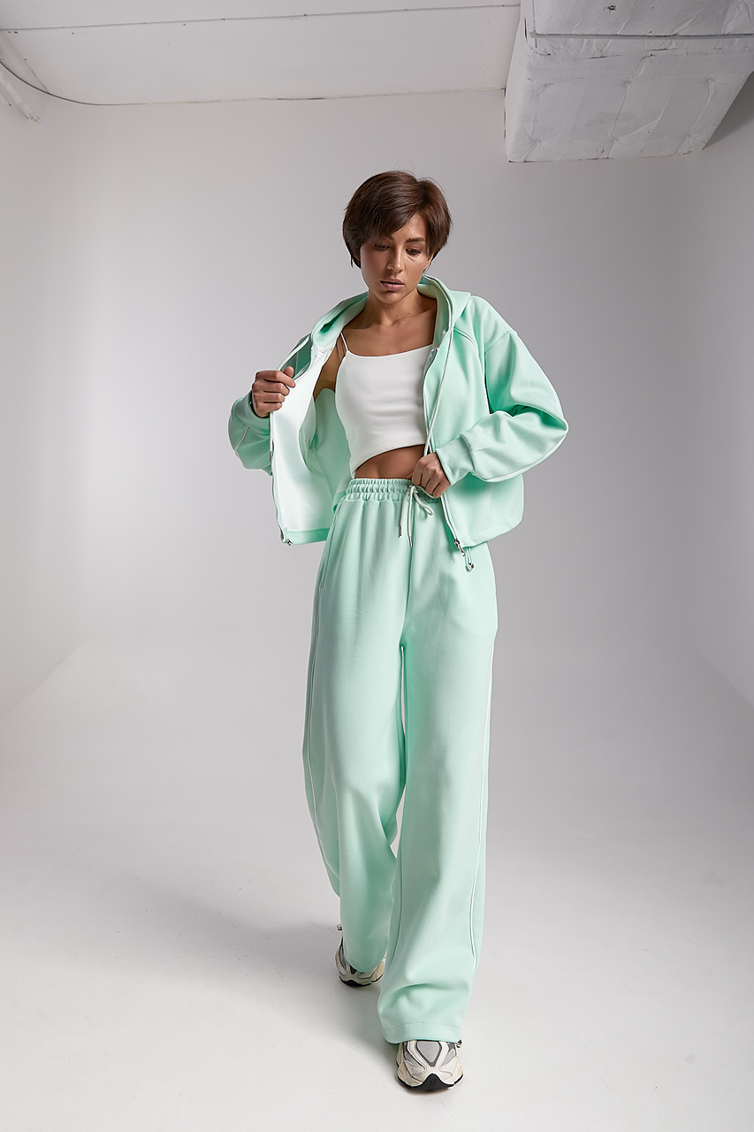 Вільний спортивний костюм з капюшоном  LX-10724142