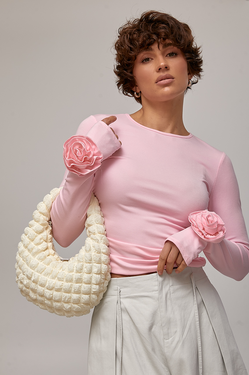 Еластичний лонг з трояндами  LX-10726014