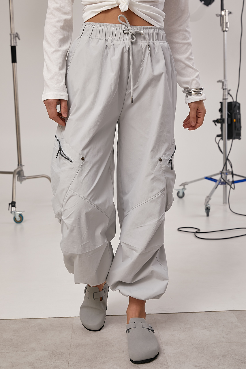 Плащові штани карго з кишенями  LX-10740011